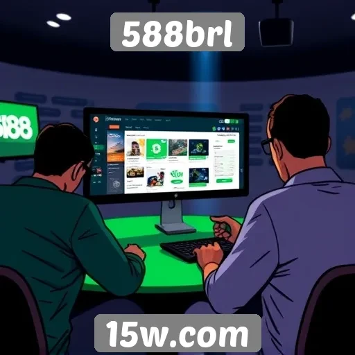 Experiência do usuário na navegação do 588brl